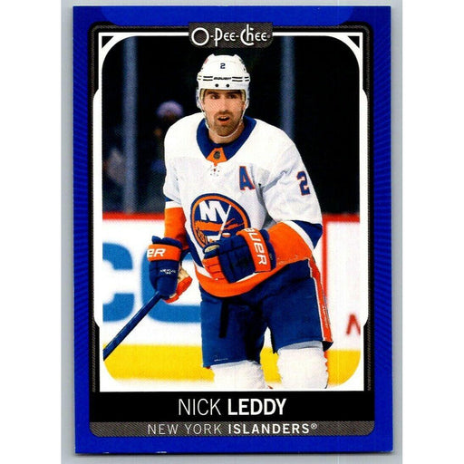 2021-22 O-Pee-Chee Blue Border (UD OPC) Nick Leddy New York Islanders #140 - Collectible Craze America