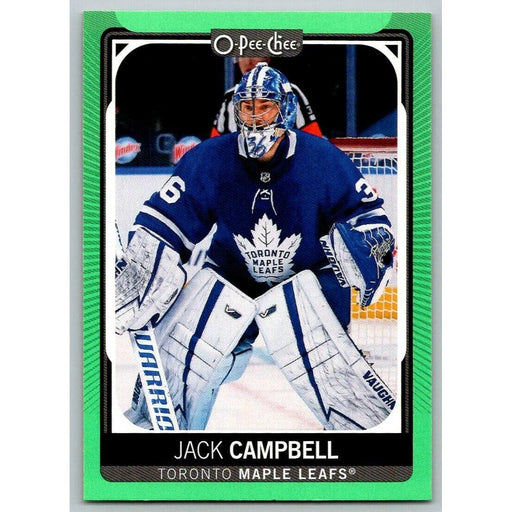 2021-22 O-Pee-Chee Green Border (UD OPC) Jack Campbell 45/50 Toronto Maple Leafs - Collectible Craze America