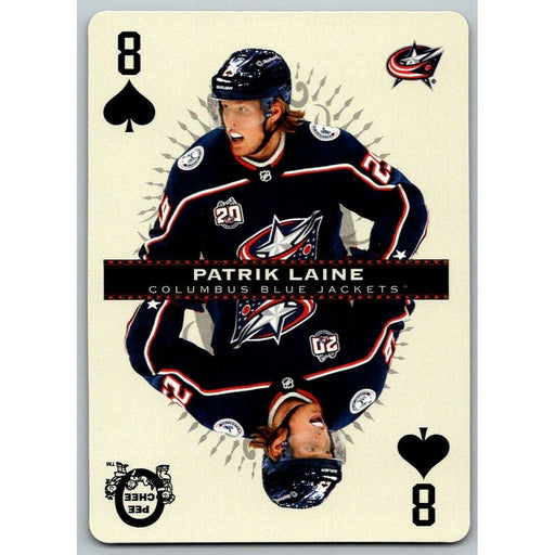 2021-22 O-Pee-Chee Playing Card (Upper Deck OPC) Patrik Laine Columbus Blue - Collectible Craze America