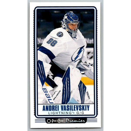 2021-22 O-Pee-Chee Premier Tallboys (Upper Deck OPC) Andrei Vasilevskiy Tampa - Collectible Craze America