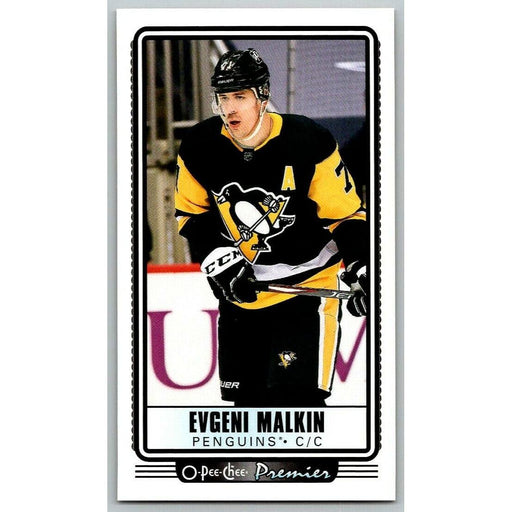 2021-22 O-Pee-Chee Premier Tallboys (Upper Deck OPC) Evgeni Malkin Pittsburgh - Collectible Craze America