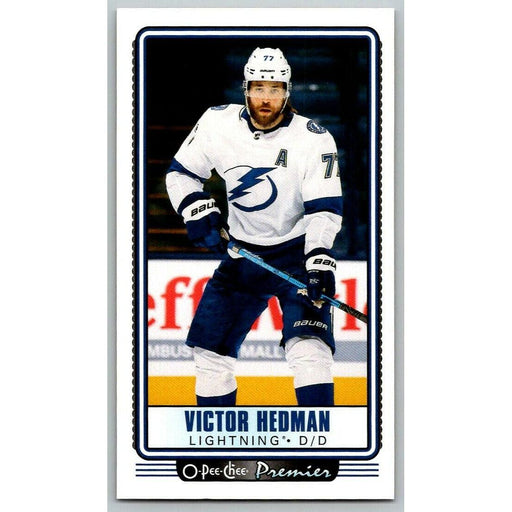 2021-22 O-Pee-Chee Premier Tallboys (Upper Deck OPC) Victor Hedman Tampa Bay - Collectible Craze America