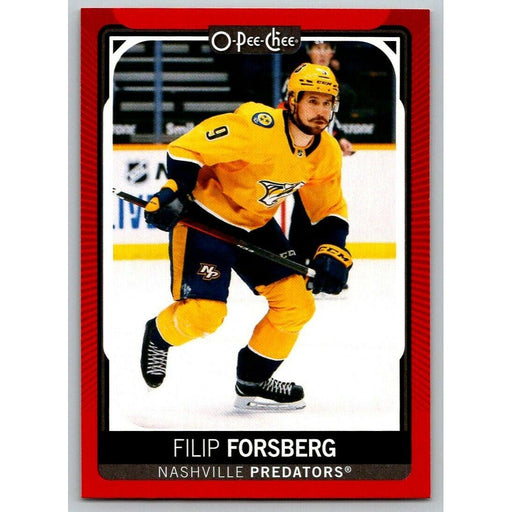 2021-22 O-Pee-Chee Red Border (UD OPC) Filip Forsberg Nashville Predators #462 - Collectible Craze America