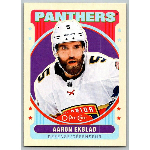 2021-22 O-Pee-Chee Retro (Upper Deck OPC) Aaron Ekblad Florida Panthers #57 - Collectible Craze America