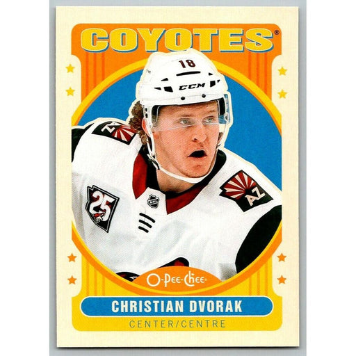 2021-22 O-Pee-Chee Retro (Upper Deck OPC) Christian Dvorak Arizona Coyotes #365 - Collectible Craze America