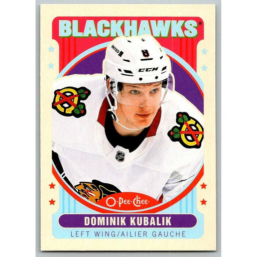 2021-22 O-Pee-Chee Retro (Upper Deck OPC) Dominik Kubalik Chicago Blackhawks #87 - Collectible Craze America