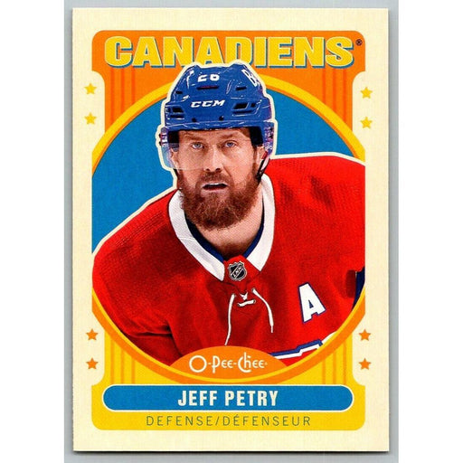 2021-22 O-Pee-Chee Retro (Upper Deck OPC) Jeff Petry Montreal Canadiens #253 - Collectible Craze America