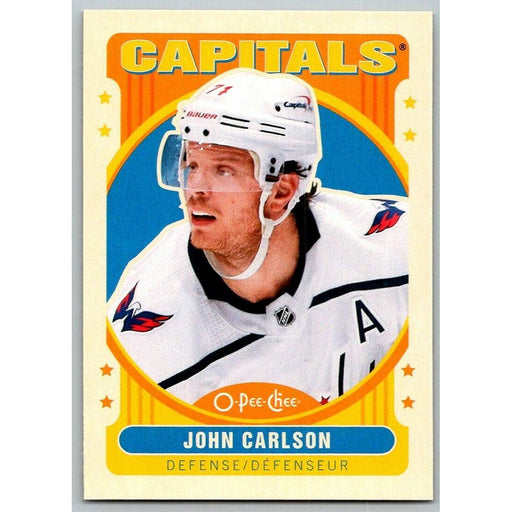 2021-22 O-Pee-Chee Retro (Upper Deck OPC) John Carlson Washington Capitals #289 - Collectible Craze America