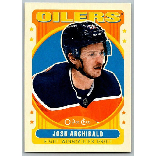 2021-22 O-Pee-Chee Retro (Upper Deck OPC) Josh Archibald Edmonton Oilers #246 - Collectible Craze America