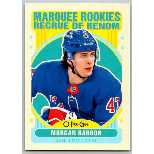 2021-22 O-Pee-Chee Retro (Upper Deck OPC) Marquee Rookies Morgan Barron RC New - Collectible Craze America