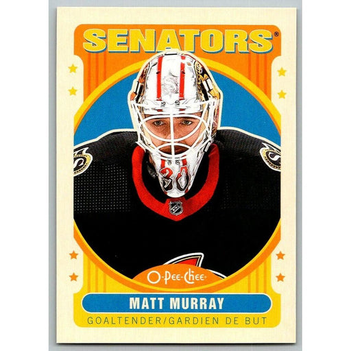 2021-22 O-Pee-Chee Retro (Upper Deck OPC) Matt Murray Ottawa Senators #316 - Collectible Craze America