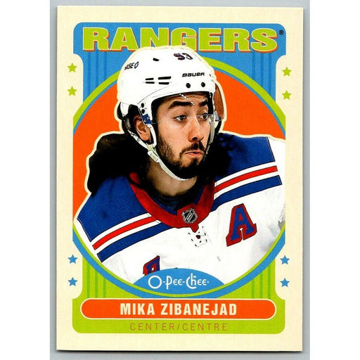 2021-22 O-Pee-Chee Retro (Upper Deck OPC) Mika Zibanejad New York Rangers #486 - Collectible Craze America