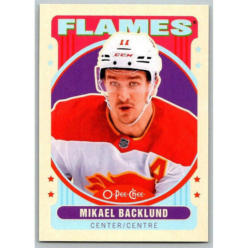 2021-22 O-Pee-Chee Retro (Upper Deck OPC) Mikael Backlund Calgary Flames #174 - Collectible Craze America