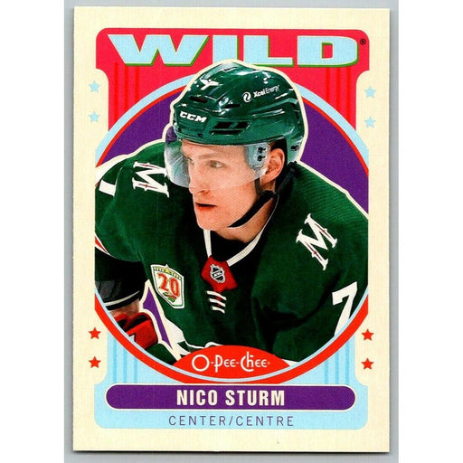 2021-22 O-Pee-Chee Retro (Upper Deck OPC) Nico Sturm Minnesota Wild #157 - Collectible Craze America