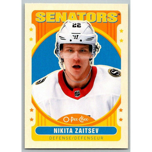 2021-22 O-Pee-Chee Retro (Upper Deck OPC) Nikita Zaitsev Ottawa Senators #304 - Collectible Craze America