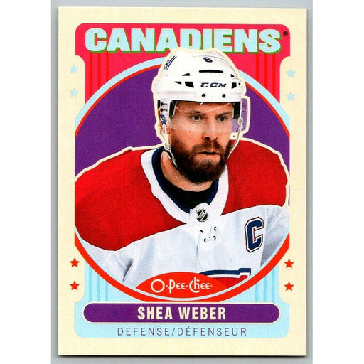 2021-22 O-Pee-Chee Retro (Upper Deck OPC) Shea Weber Montreal Canadiens #114 - Collectible Craze America