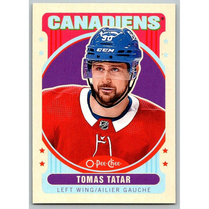 2021-22 O-Pee-Chee Retro (Upper Deck OPC) Tomas Tatar Montreal Canadiens #158 - Collectible Craze America