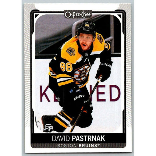 2021-22 O-Pee-Chee (Upper Deck OPC) David Pastrnak Boston Bruins #494 - Collectible Craze America