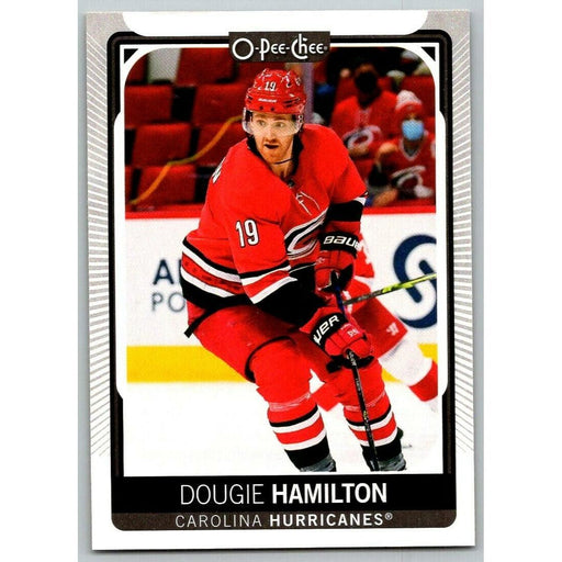 2021-22 O-Pee-Chee (Upper Deck OPC) Dougie Hamilton Carolina Hurricanes #422 - Collectible Craze America