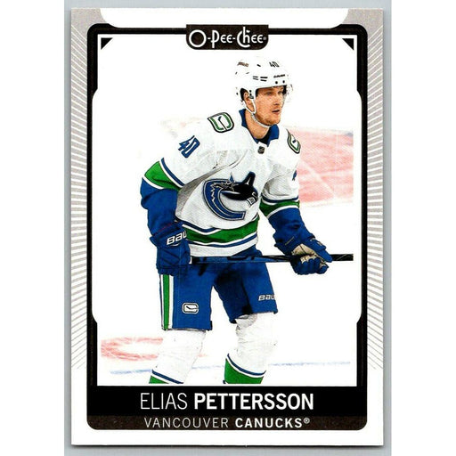 2021-22 O-Pee-Chee (Upper Deck OPC) Elias Pettersson Vancouver Canucks #496 - Collectible Craze America