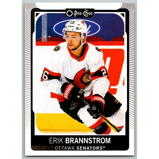 2021-22 O-Pee-Chee (Upper Deck OPC) Erik Brannstrom Ottawa Senators #273 - Collectible Craze America