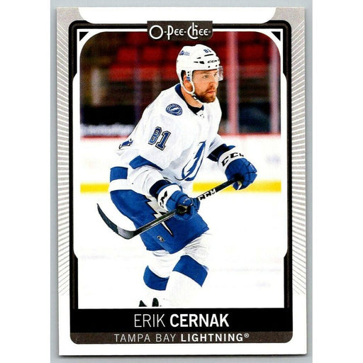 2021-22 O-Pee-Chee (Upper Deck OPC) Erik Cernak Tampa Bay Lightning #227 - Collectible Craze America