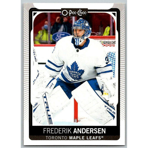 2021-22 O-Pee-Chee (Upper Deck OPC) Frederik Andersen Toronto Maple Leafs #441 - Collectible Craze America