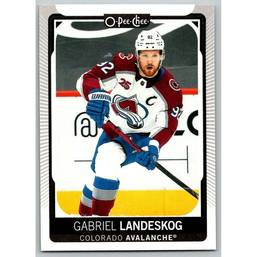2021-22 O-Pee-Chee (Upper Deck OPC) Gabriel Landeskog Colorado Avalanche #161 - Collectible Craze America