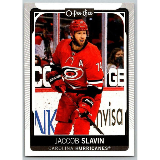 2021-22 O-Pee-Chee (Upper Deck OPC) Jaccob Slavin Carolina Hurricanes #453 - Collectible Craze America