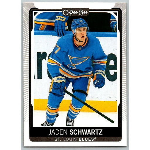 2021-22 O-Pee-Chee (Upper Deck OPC) Jaden Schwartz St. Louis Blues #92 - Collectible Craze America