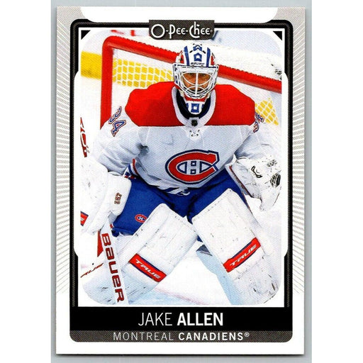 2021-22 O-Pee-Chee (Upper Deck OPC) Jake Allen Montreal Canadiens #345 - Collectible Craze America