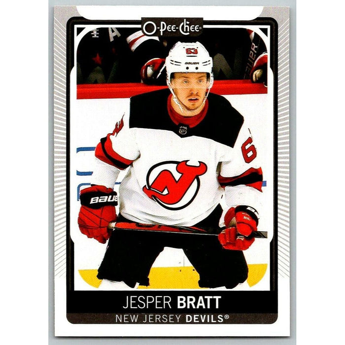 2021-22 O-Pee-Chee (Upper Deck OPC) Jesper Bratt New Jersey Devils #98 - Collectible Craze America