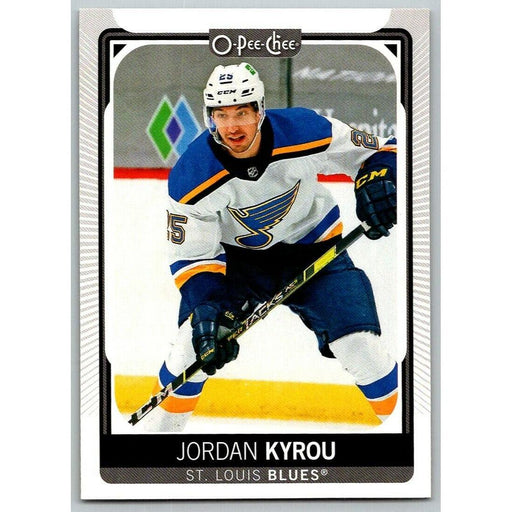 2021-22 O-Pee-Chee (Upper Deck OPC) Jordan Kyrou St. Louis Blues #329 - Collectible Craze America