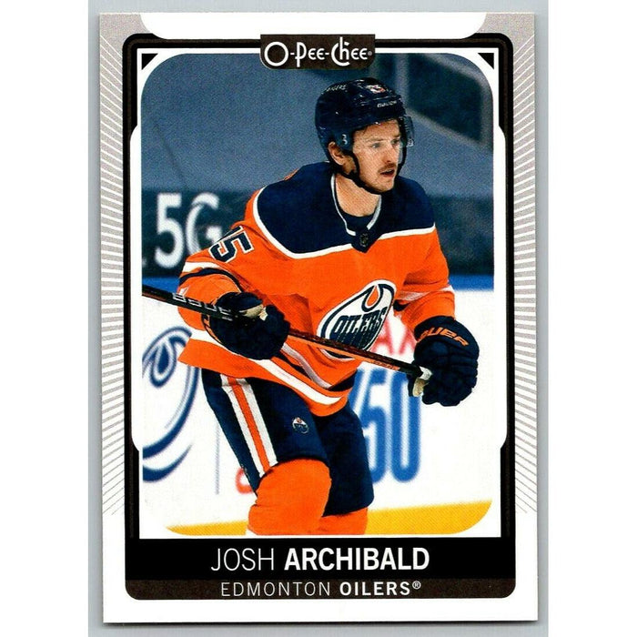 2021-22 O-Pee-Chee (Upper Deck OPC) Josh Archibald Edmonton Oilers #246 - Collectible Craze America