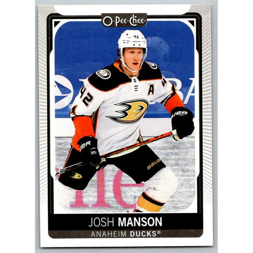 2021-22 O-Pee-Chee (Upper Deck OPC) Josh Manson Anaheim Ducks #257 - Collectible Craze America