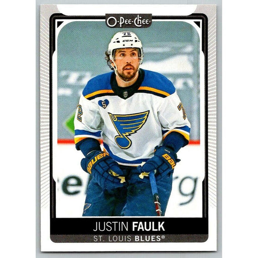2021-22 O-Pee-Chee (Upper Deck OPC) Justin Faulk St. Louis Blues #425 - Collectible Craze America