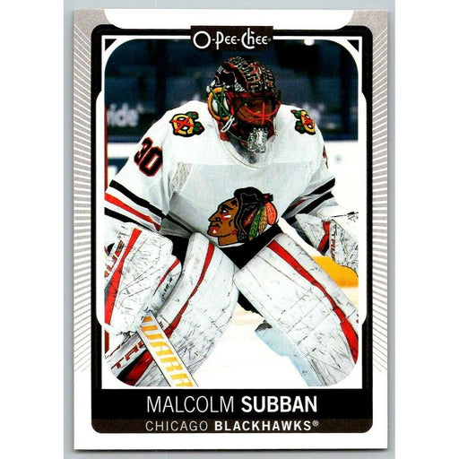 2021-22 O-Pee-Chee (Upper Deck OPC) Malcolm Subban Chicago Blackhawks #326 - Collectible Craze America