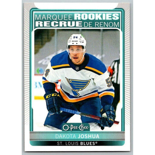 2021-22 O-Pee-Chee (Upper Deck OPC) Marquee Rookies Dakota Joshua RC St. Louis - Collectible Craze America