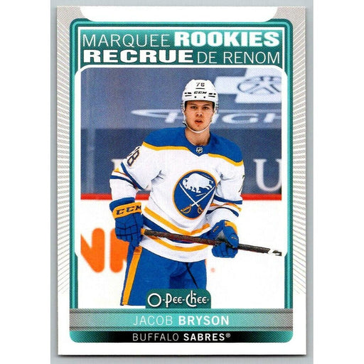 2021-22 O-Pee-Chee (Upper Deck OPC) Marquee Rookies Jacob Bryson RC Buffalo - Collectible Craze America