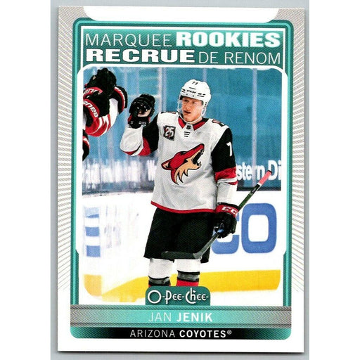 2021-22 O-Pee-Chee (Upper Deck OPC) Marquee Rookies Jan Jenik RC Arizona Coyotes - Collectible Craze America