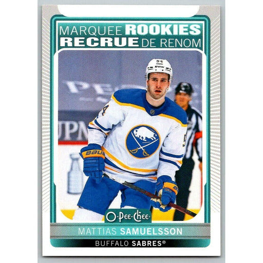 2021-22 O-Pee-Chee (Upper Deck OPC) Marquee Rookies Mattias Ekholm RC Buffalo - Collectible Craze America