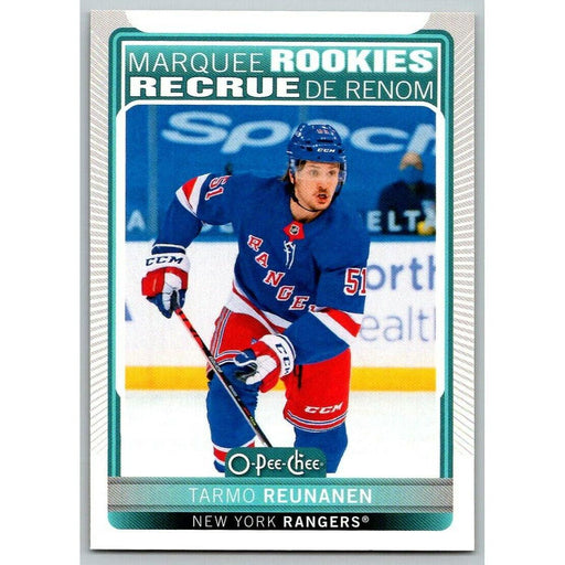 2021-22 O-Pee-Chee (Upper Deck OPC) Marquee Rookies Tarmo Reunanen RC New York - Collectible Craze America