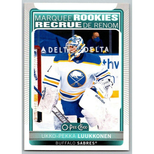 2021-22 O-Pee-Chee (Upper Deck OPC) Marquee Rookies Ukko-Pekka Luukkonen RC - Collectible Craze America