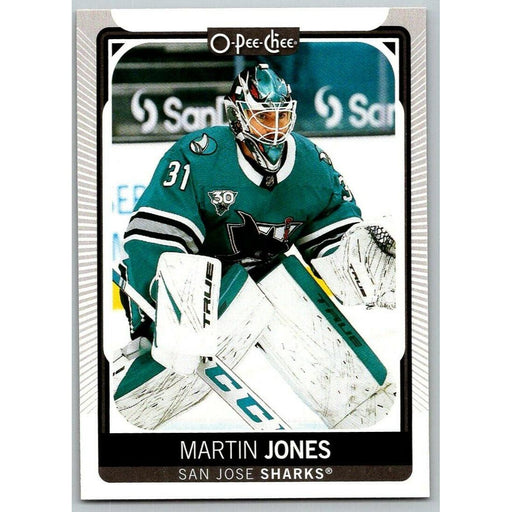 2021-22 O-Pee-Chee (Upper Deck OPC) Martin Jones San Jose Sharks #133 - Collectible Craze America