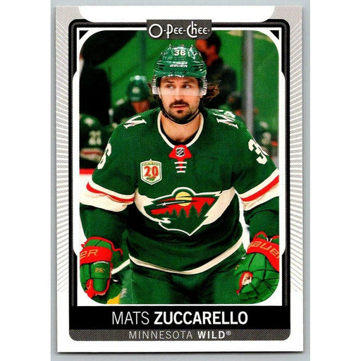 2021-22 O-Pee-Chee (Upper Deck OPC) Mats Zuccarello Minnesota Wild #34 - Collectible Craze America