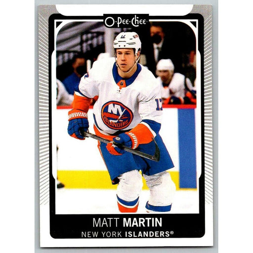 2021-22 O-Pee-Chee (Upper Deck OPC) Matt Martin New York Islanders #328 - Collectible Craze America