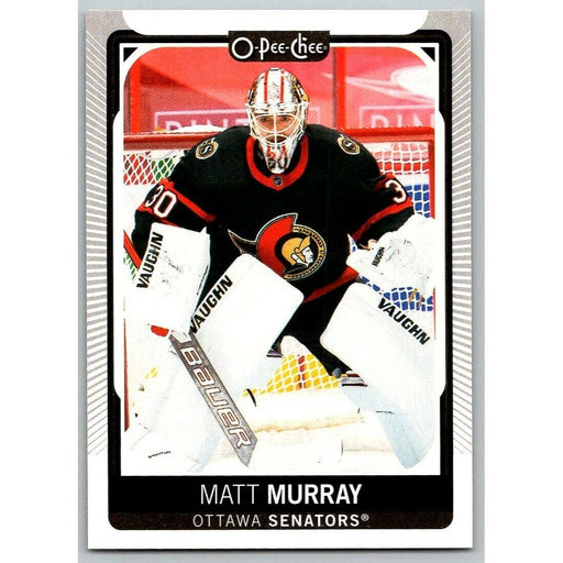 2021-22 O-Pee-Chee (Upper Deck OPC) Matt Murray Ottawa Senators #316 - Collectible Craze America