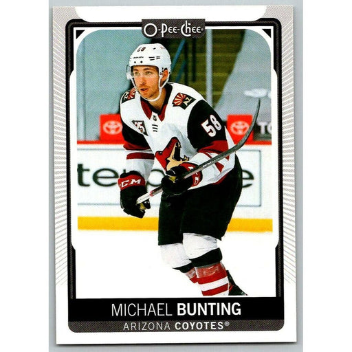 2021-22 O-Pee-Chee (Upper Deck OPC) Michael Bunting Arizona Coyotes #60 - Collectible Craze America