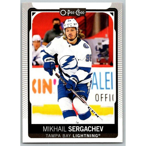 2021-22 O-Pee-Chee (Upper Deck OPC) Mikhail Sergachev Tampa Bay Lightning #468 - Collectible Craze America