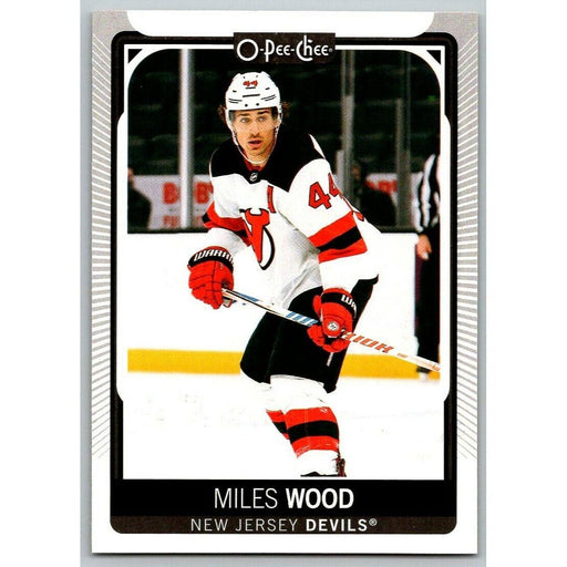 2021-22 O-Pee-Chee (Upper Deck OPC) Miles Wood New Jersey Devils #123 - Collectible Craze America